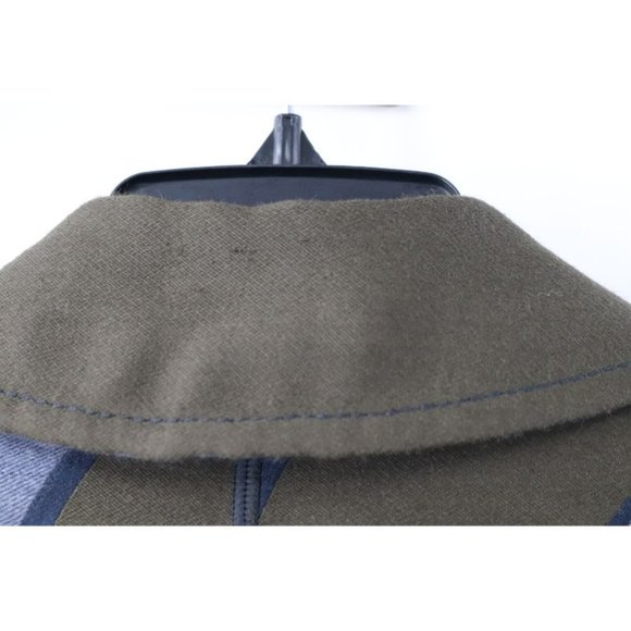 piazza sempione coat womens 42 wool blend geometric‎ colorblock button up jacket - Picture 16 of 16